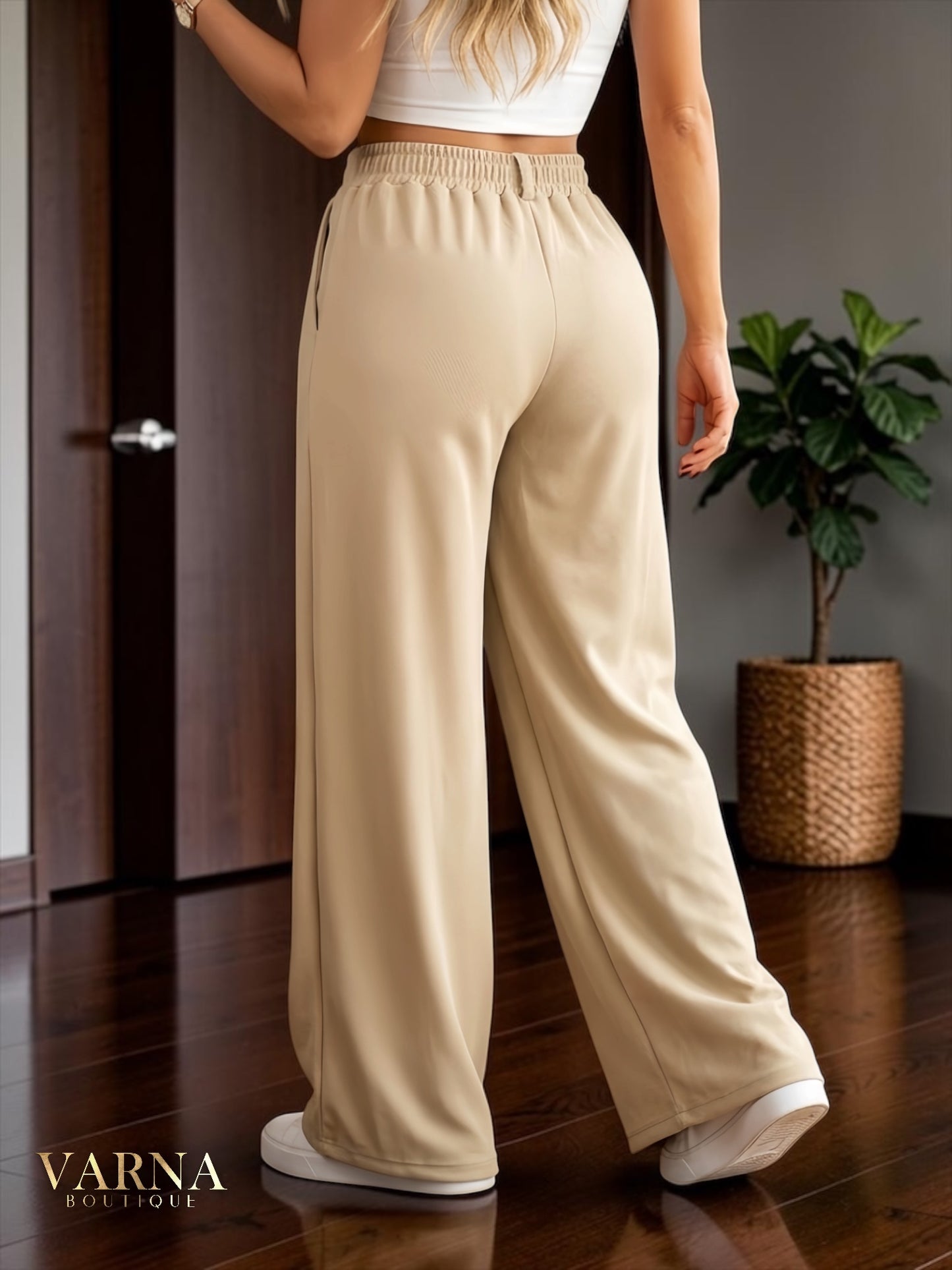 PANTALÓN EMMA TELA GALLETA