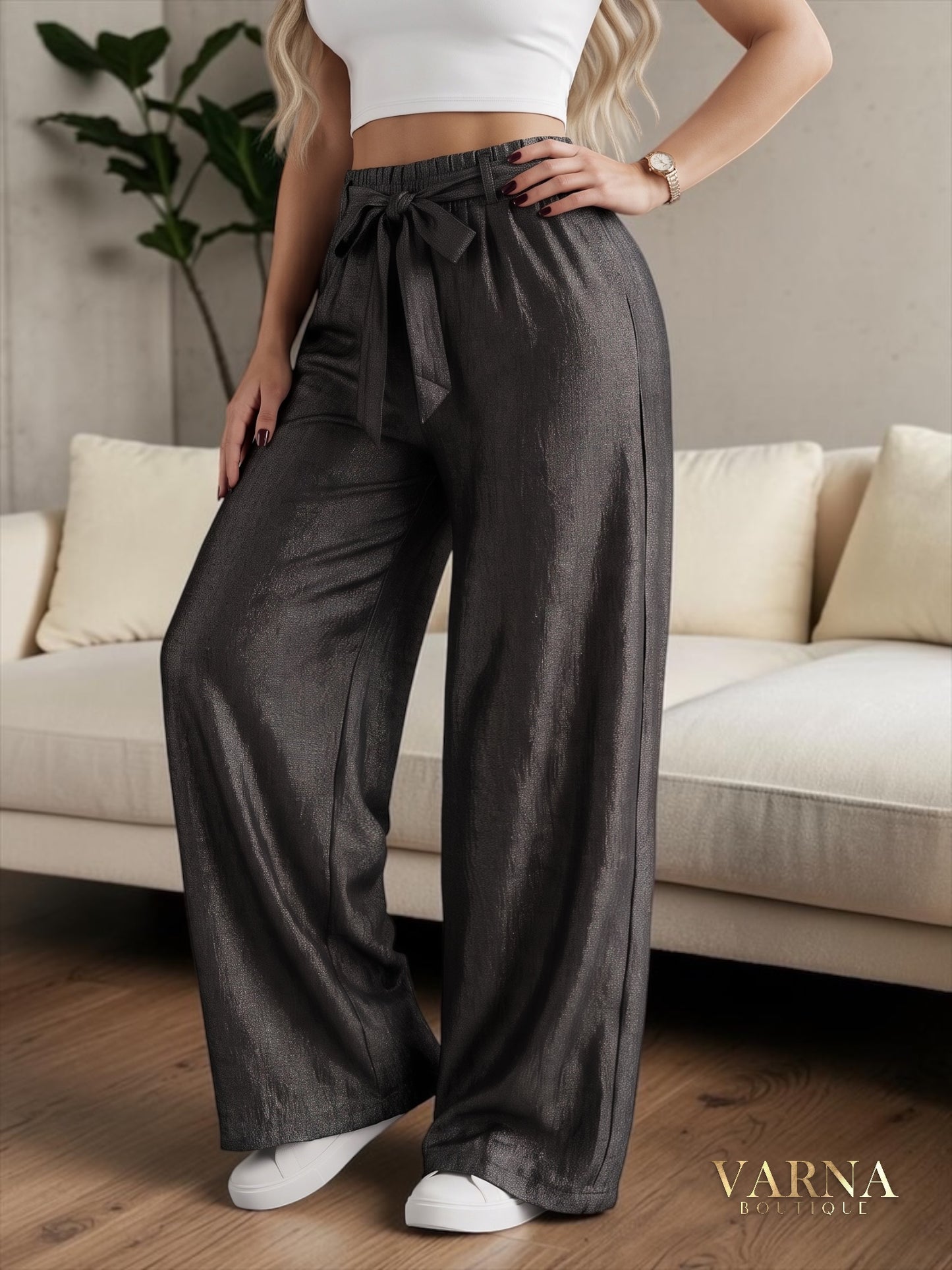 PANTALÓN CHAMBRAY CINTURÓN