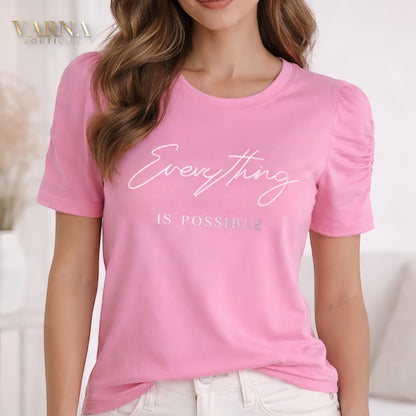 BLUSA MANGA BOMBACHA