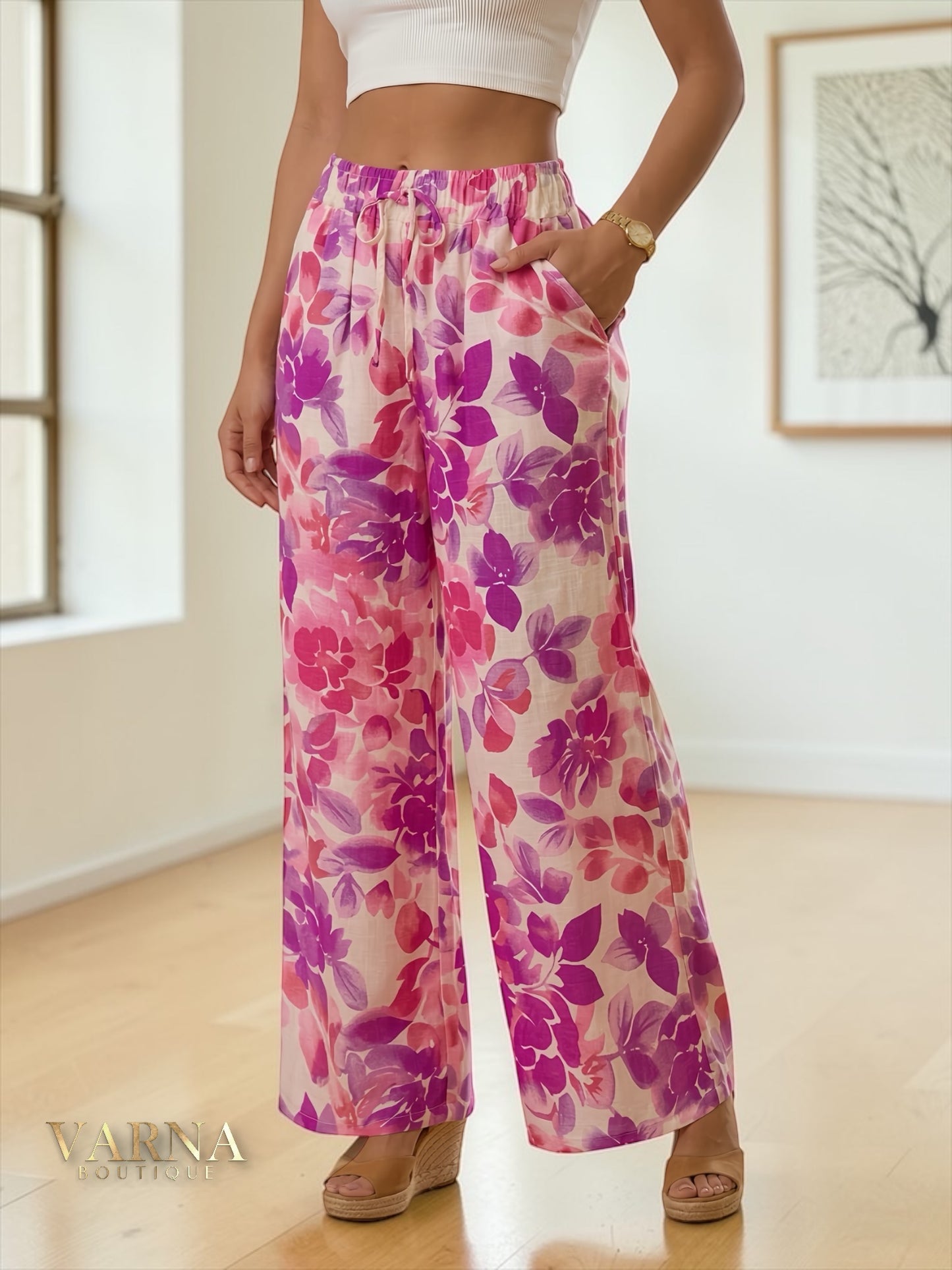 PANTALÓN FLORES VARNA