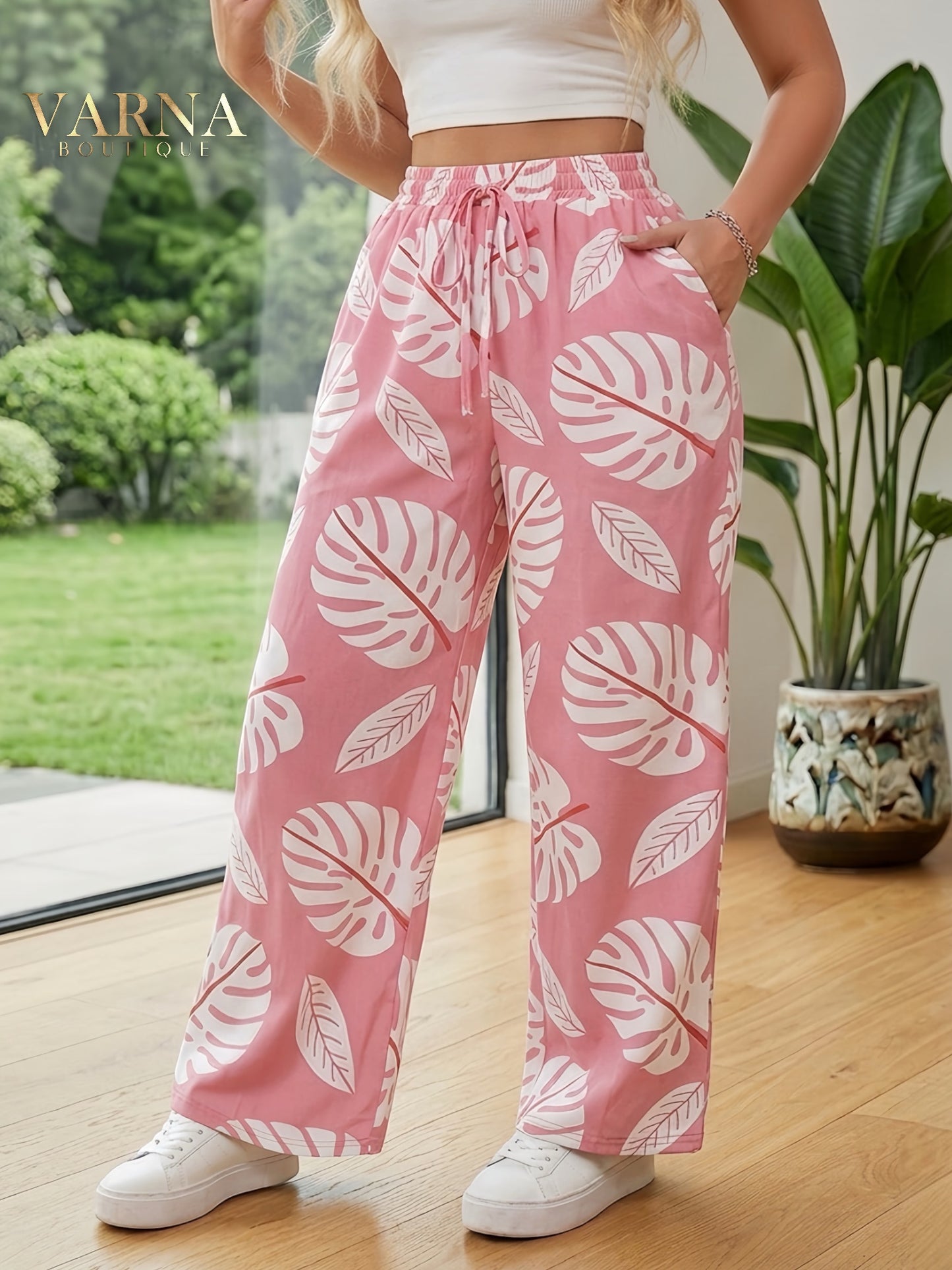 PANTALÓN LUXE HOJAS