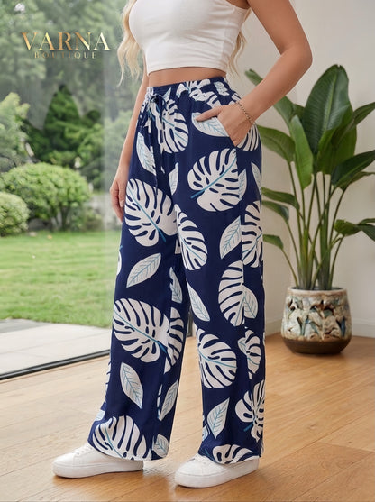 PANTALÓN LUXE HOJAS