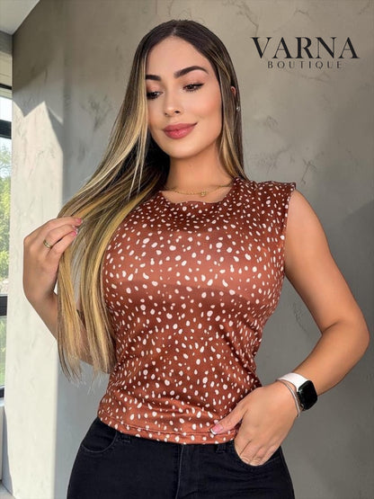 BLUSA MUSCLE ANIMAL PRINT