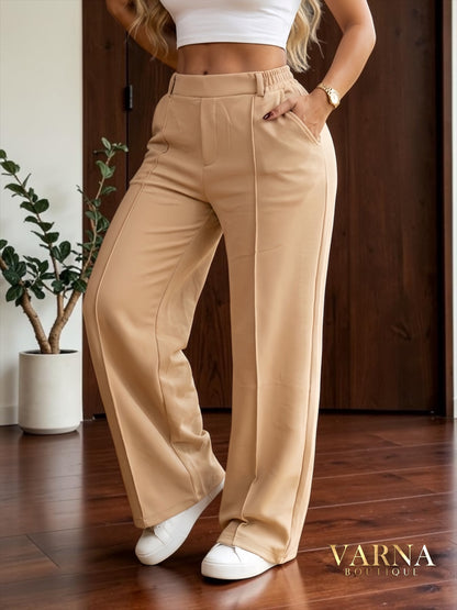 PANTALÓN EMMA TELA GALLETA