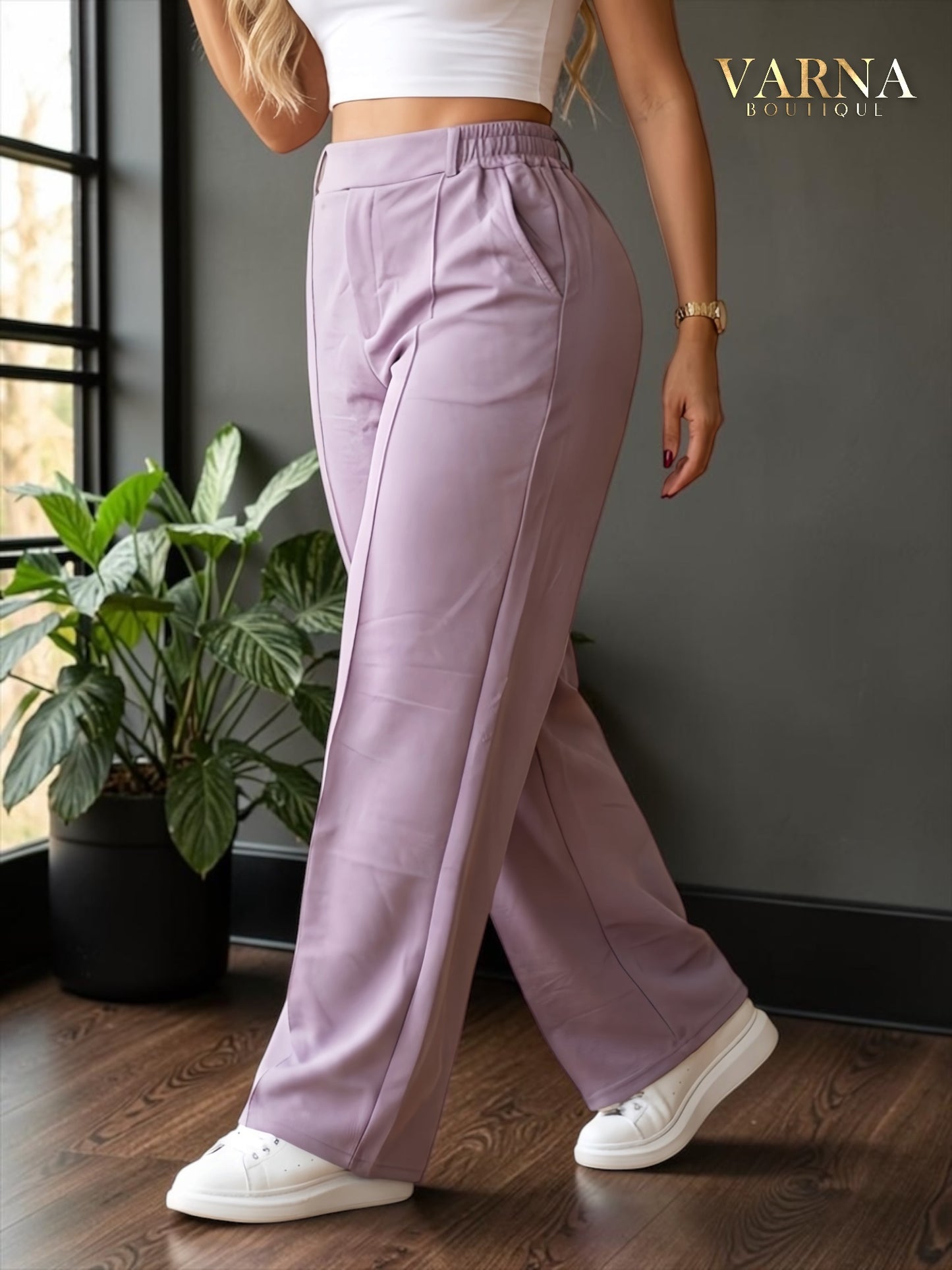 PANTALÓN EMMA TELA GALLETA