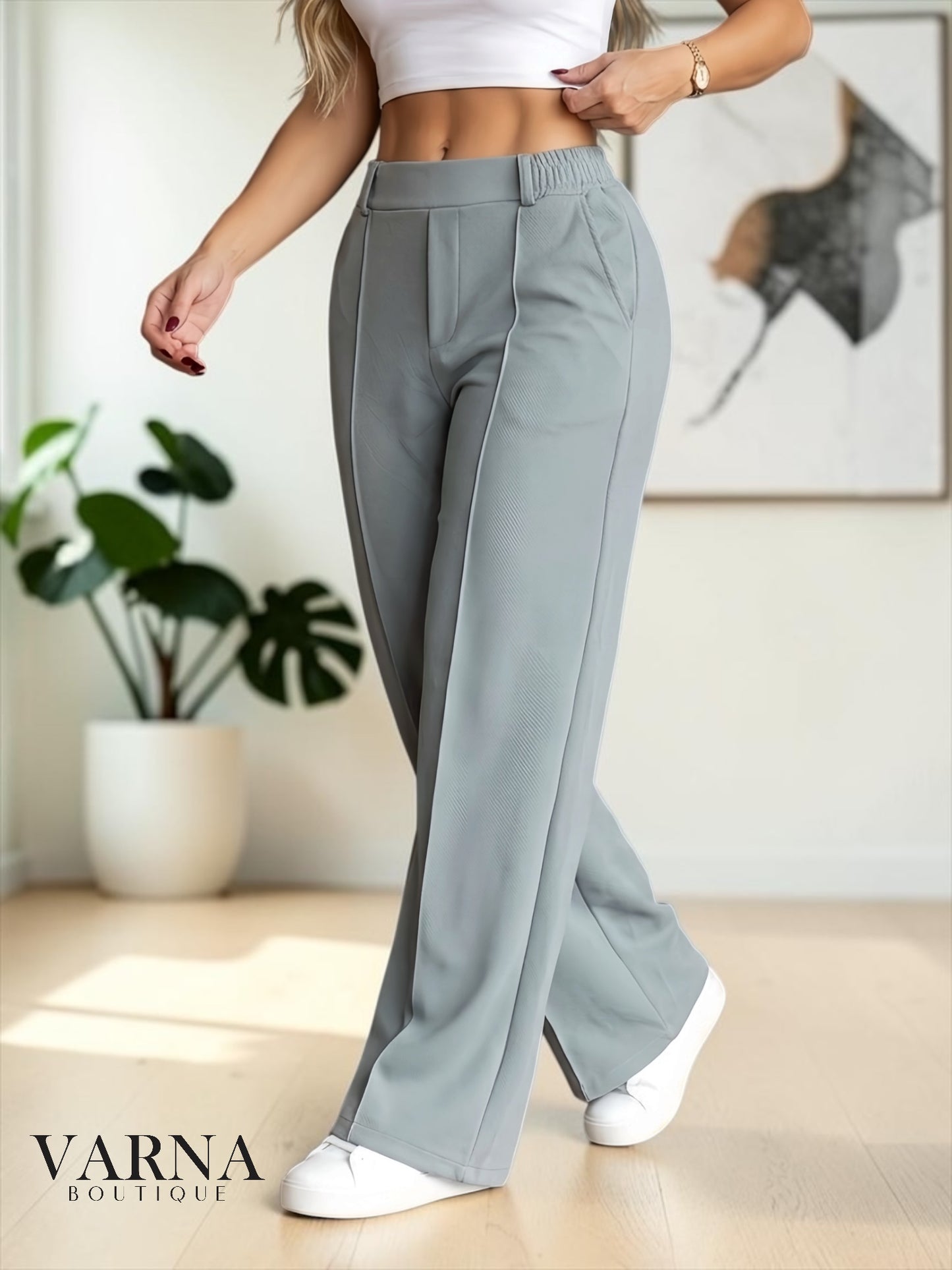 PANTALÓN EMMA TELA GALLETA