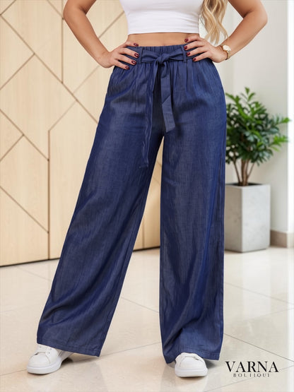 PANTALÓN CHAMBRAY CINTURÓN