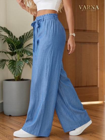PANTALÓN CHAMBRAY CINTURÓN