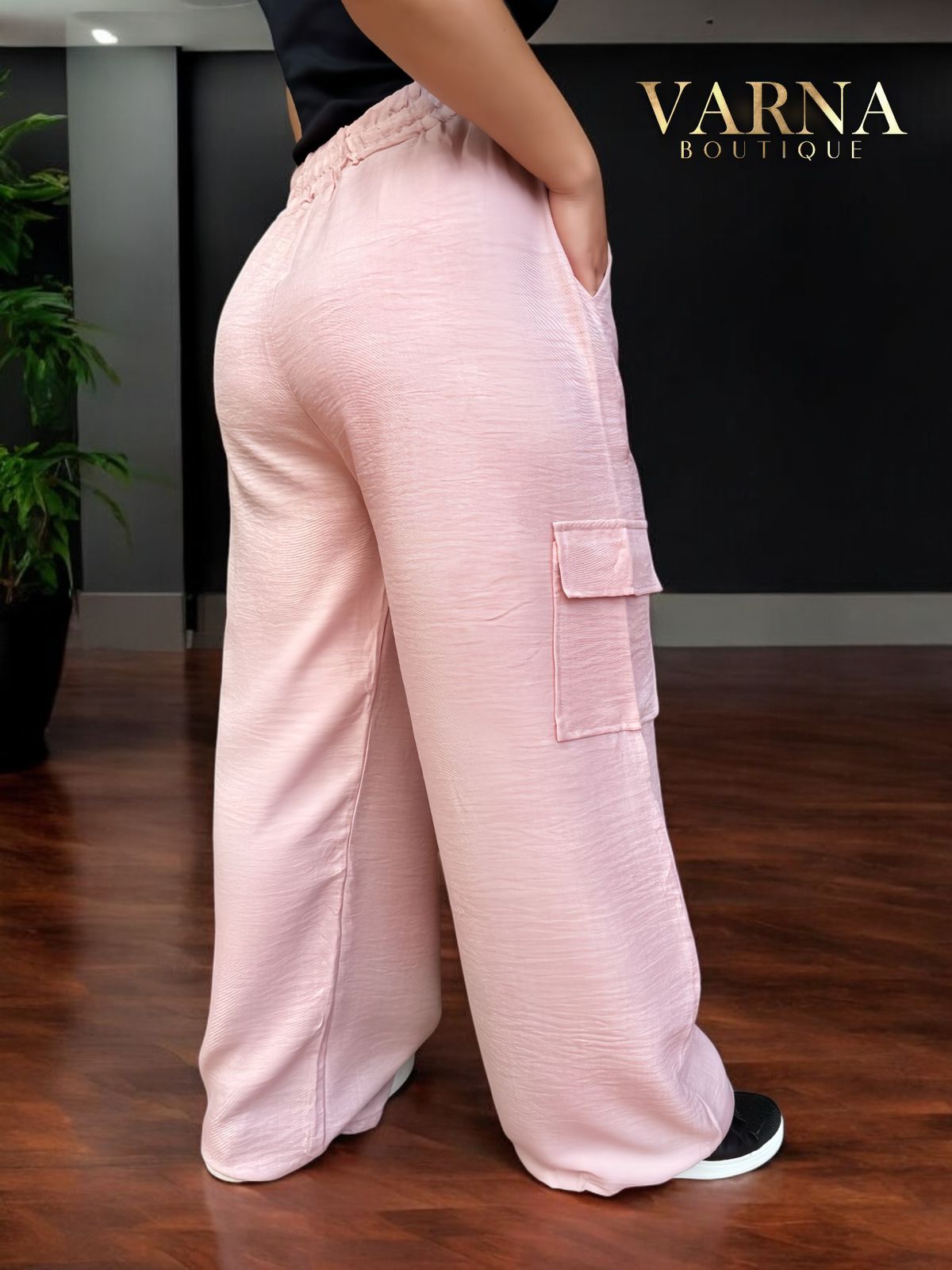 PANTALON CARGO CREPE