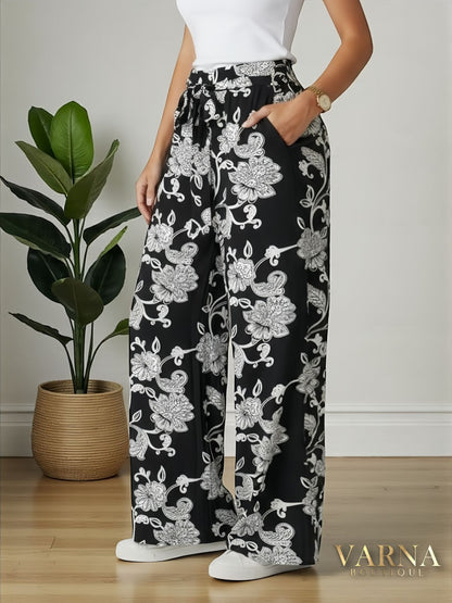 PANTALÓN FLORES ARABESCOS